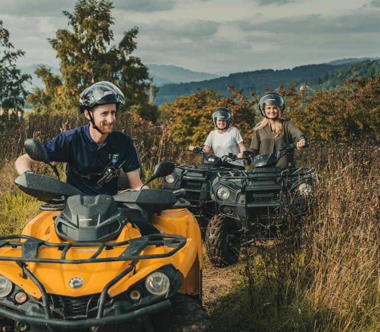 Quad biking